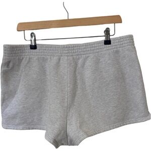 ARITZIA TNA Cozy Fleece grey shorts Size XL